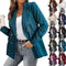 Fall winter jacket solid color blazer